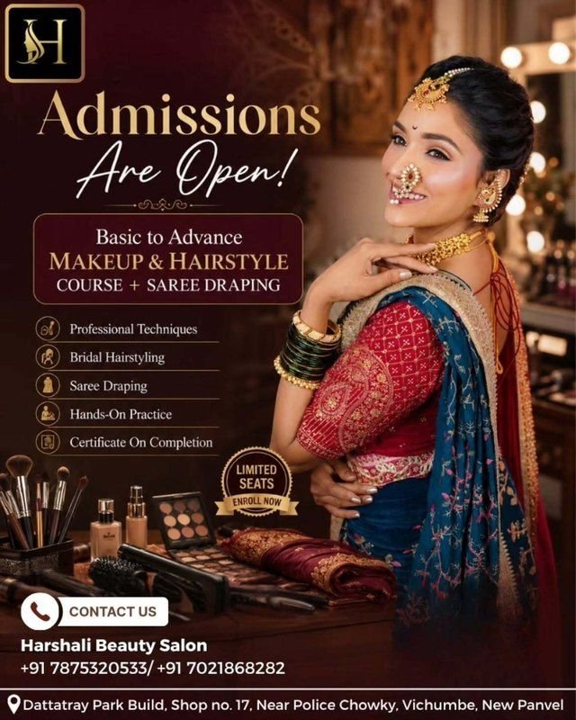 Admissions post for Harshali Beauty Salon